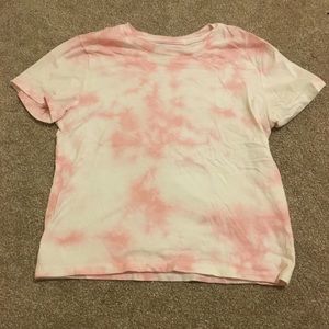Pacsun pink tie dye top